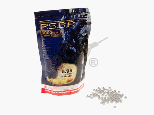 Perfect Airsoft BB`s 0.20g (3.000 Stück) diameter 5,95mm - Weiß