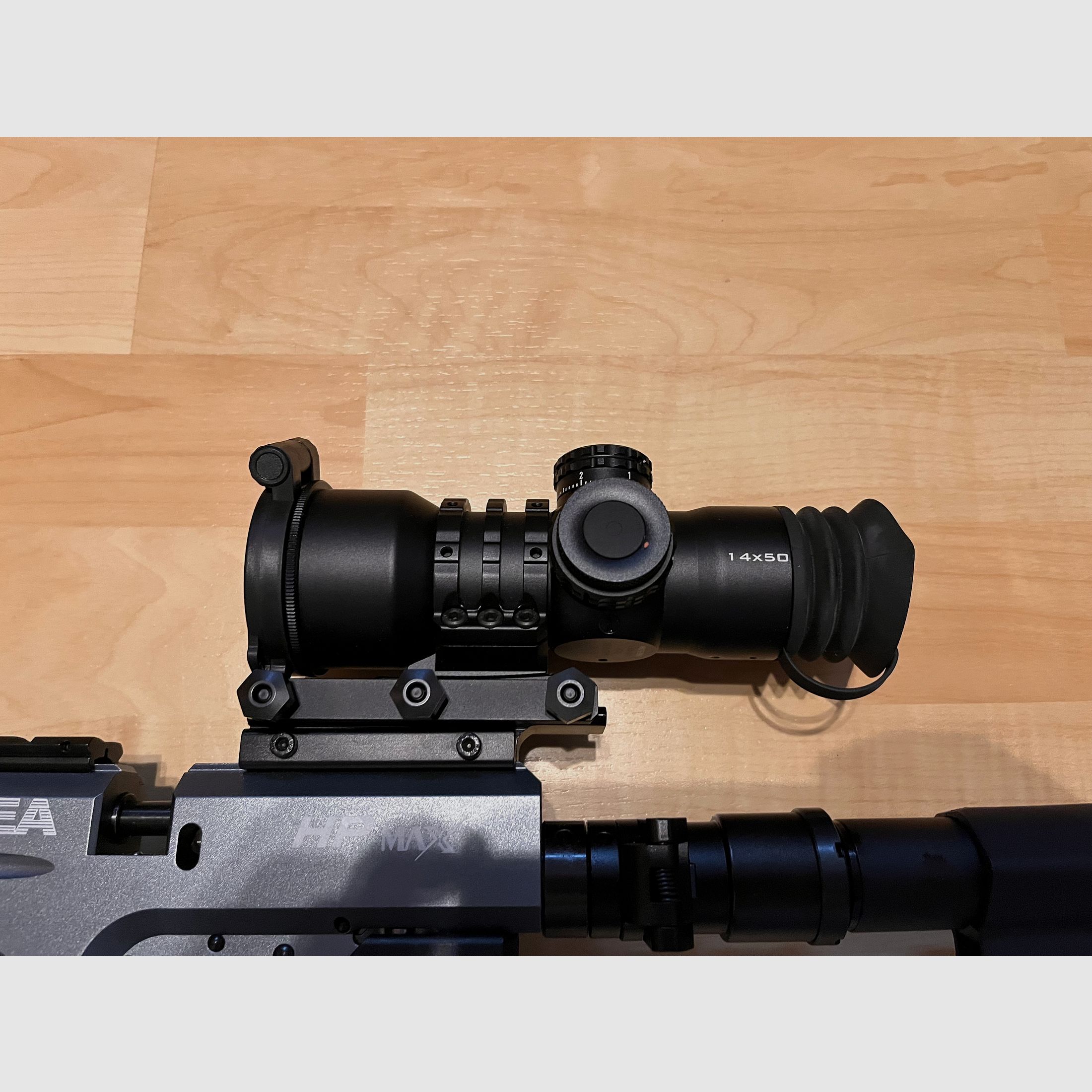 Luftgewehr AEA HPMAX F-Serie inkl. Schalldämpfer und Element Zielfernrohr