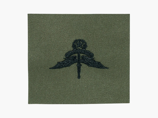 Unbekannt Abzeichen US Freefall Halo Master Textil oliv