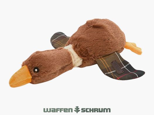 Barbour Hundespielzeug fliegende Ente Classic Tartan