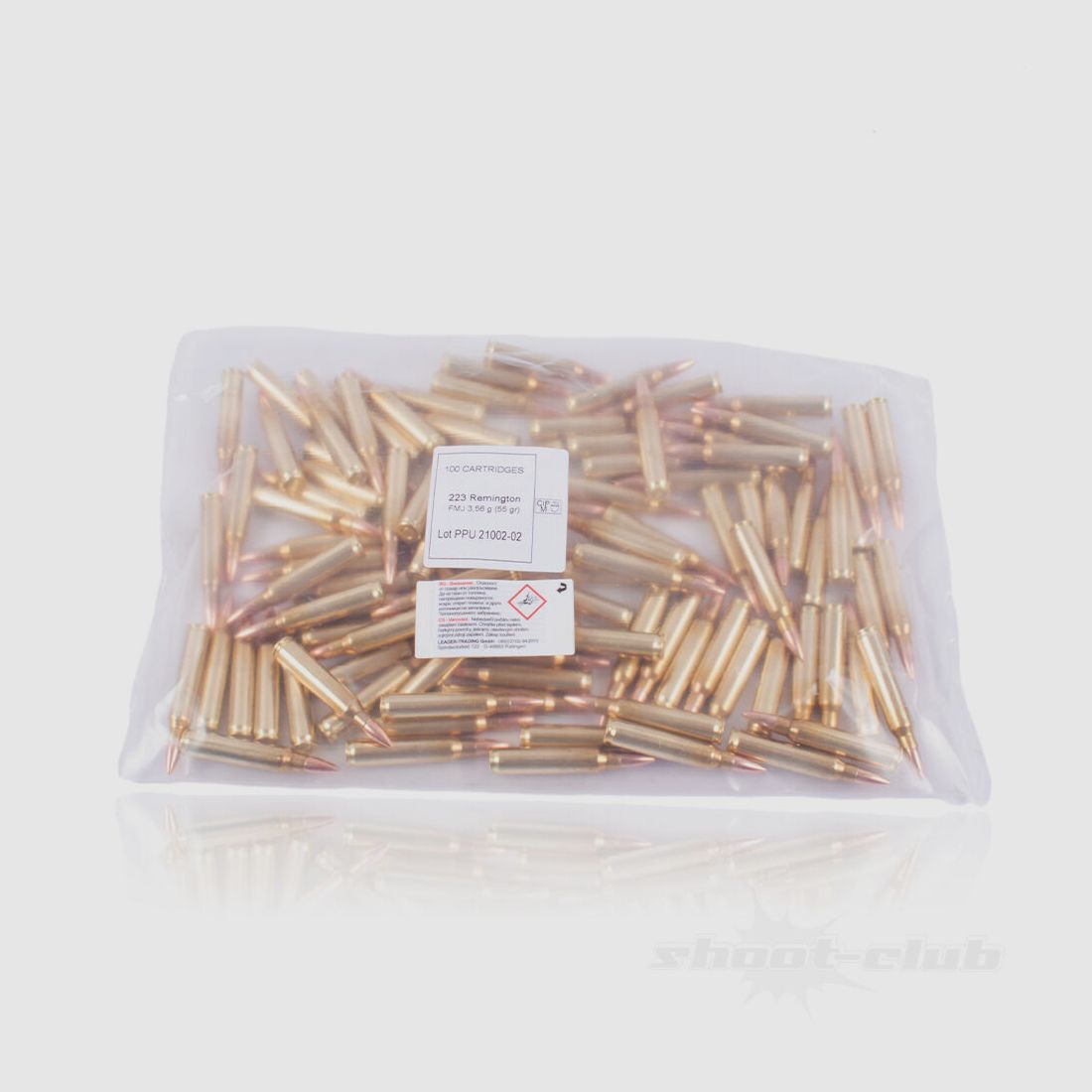 PPU - Prvi Partizan	 FMJ BT 3,56g / 55 grs .223Rem 100er BULK