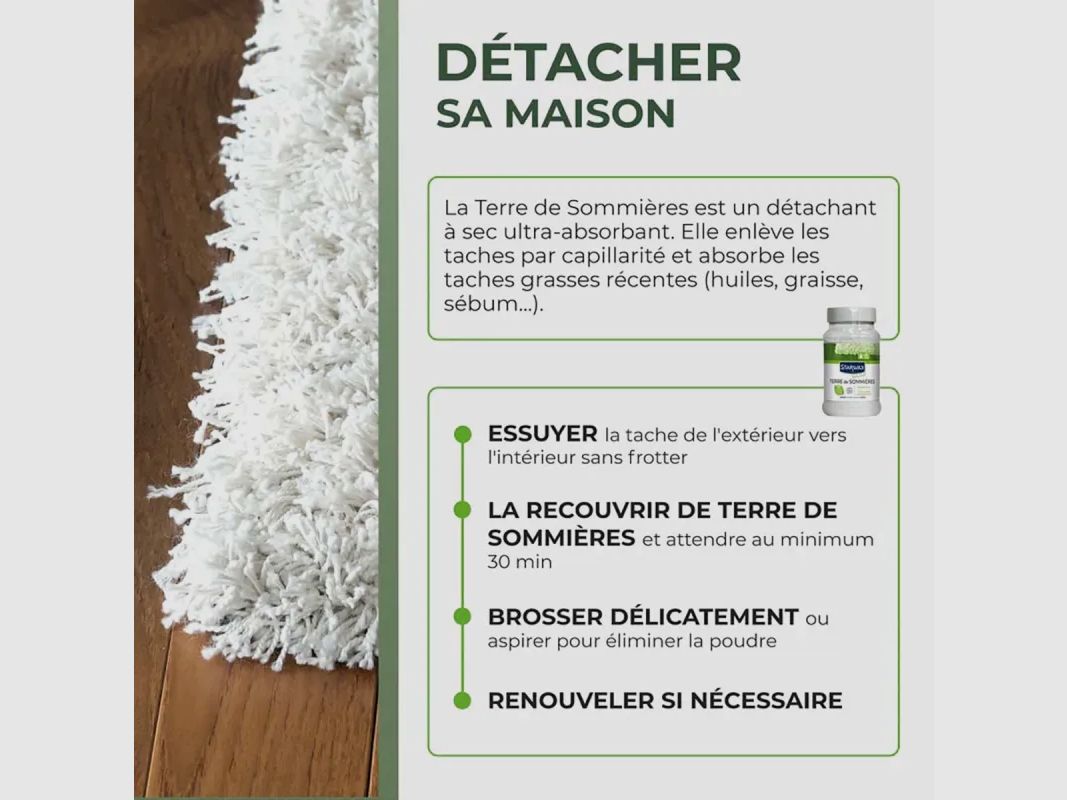 Terre de Sommières Natur 200g - Multi-Unterstützungsreiniger Eco-zertifiziert, Bild 4 von 7