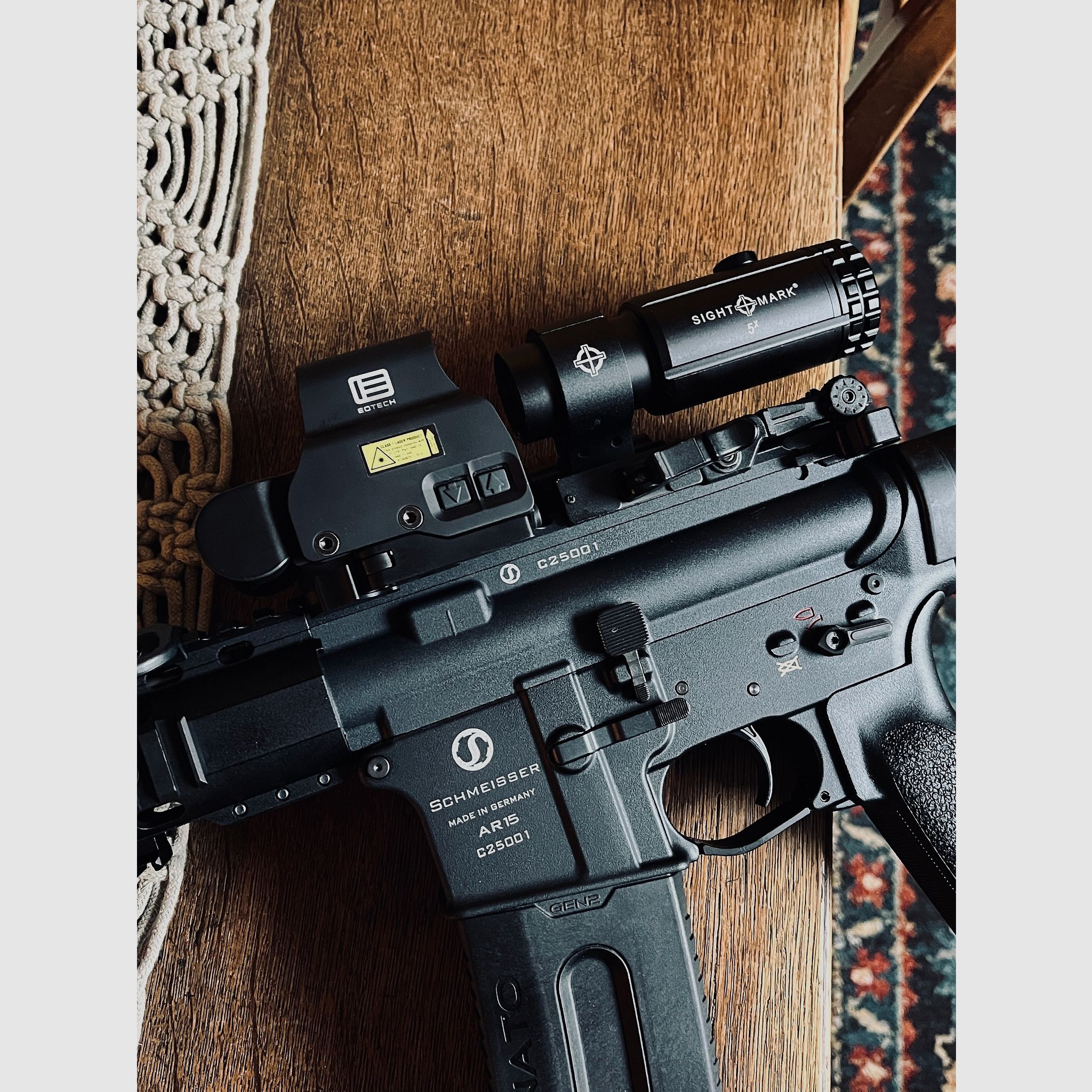 Eotech EXPS2 Holo Visier mit QD Verschluss nach militärischem Standard im Top Zustand (EXPS 2 Red Dot Rotpunktvisier IPSC)