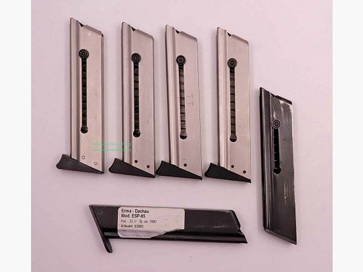 Erma - Dachau replacement magazines pistol ESP85 .22lr