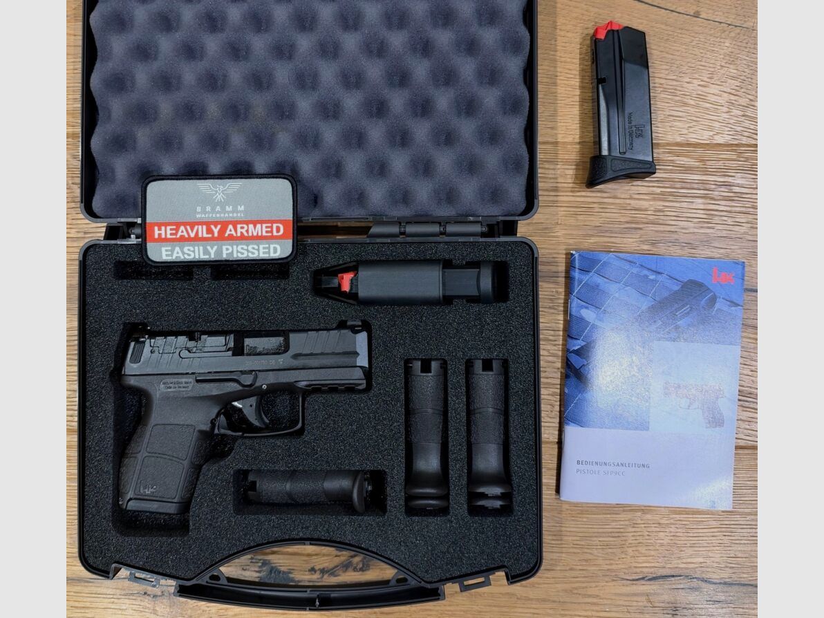 Heckler and Koch SFP9 CC OR with rail + 10 round spare magazine extra, image 4 of 4
