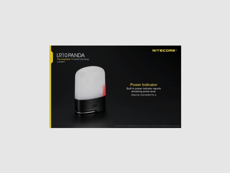 Nitecore LR10 Panda Taschenlampe 250 Lumen, Bild 18 von 22