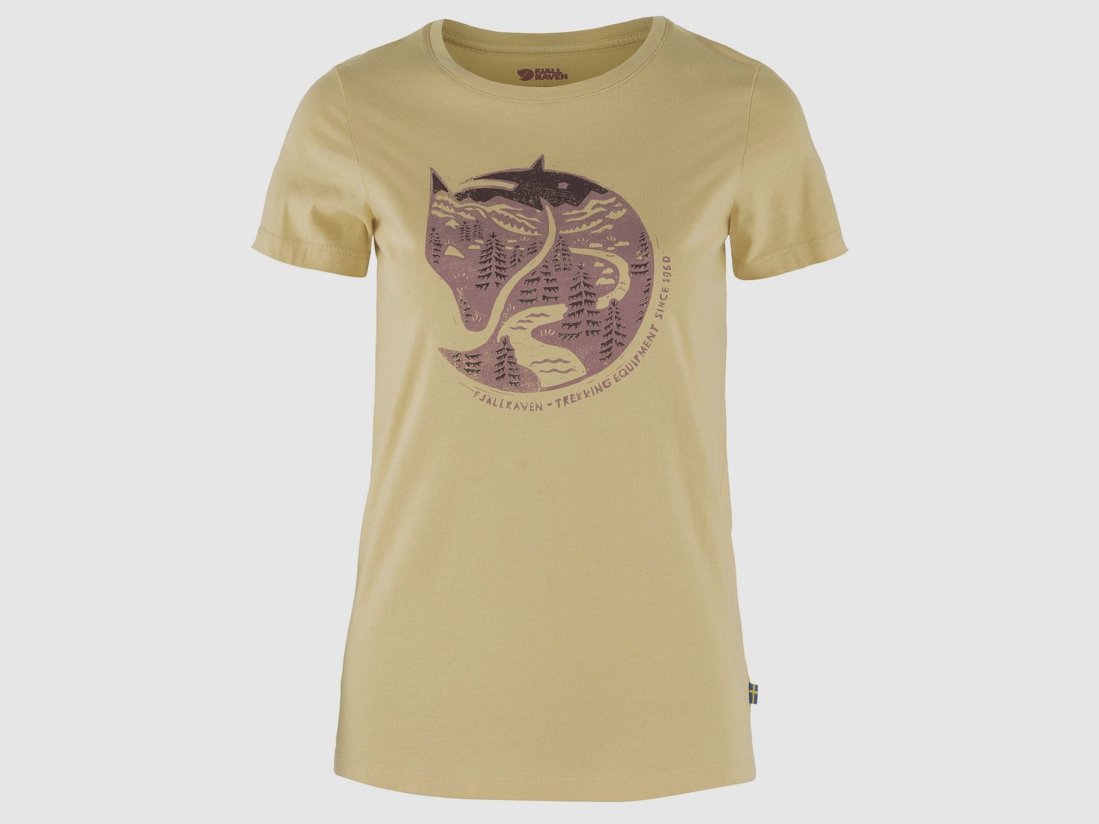 Camiseta para mujer Fjällräven Arctic Fox Print