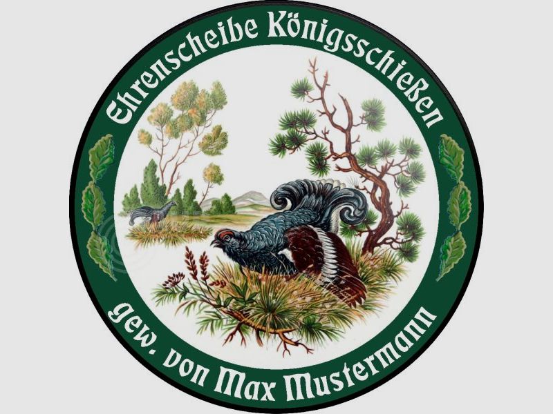 Schützenscheibe ECO-LINE Motiv 167