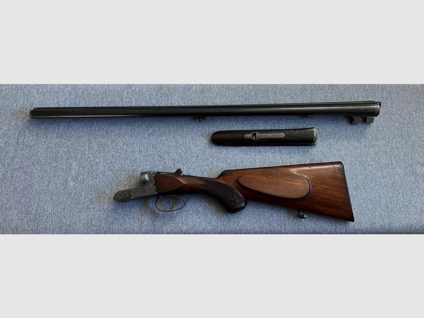 Wunderschöne Sempert & Krieghoff Doppelflinte/Querflinte Kaliber 16 absolute Rarität Selten 100 Jahre TOP