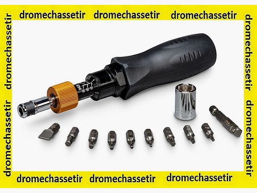 Tournevis dynamométrique Vortex et 10 Embouts