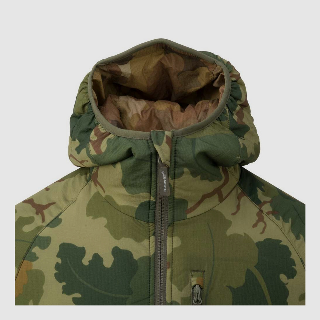 HELIKON TEX REVERSIBLE WOLFHOUND HOODIE Climashield® Apex™ MITCHELL LEAF / MITCHELL CLOUDS CAMO