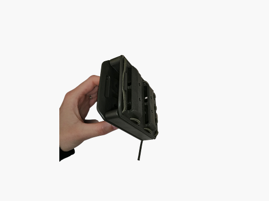 Magazine for 5.56 in rubberized polymer, injection molded