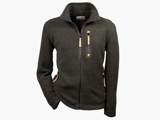 Hubertus Strickfleecejacke Funktion oliv