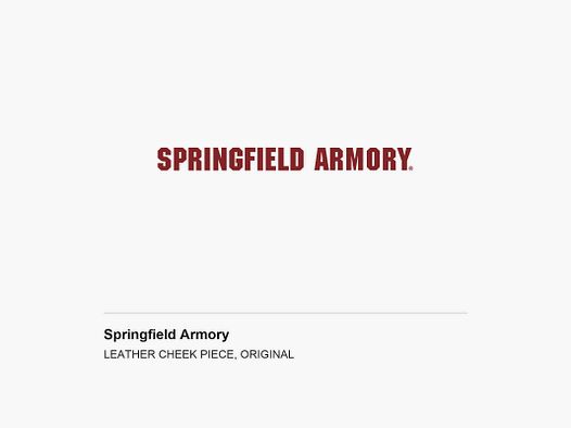 Springfield Armory LEATHER CHEEK PIECE, ORIGINAL