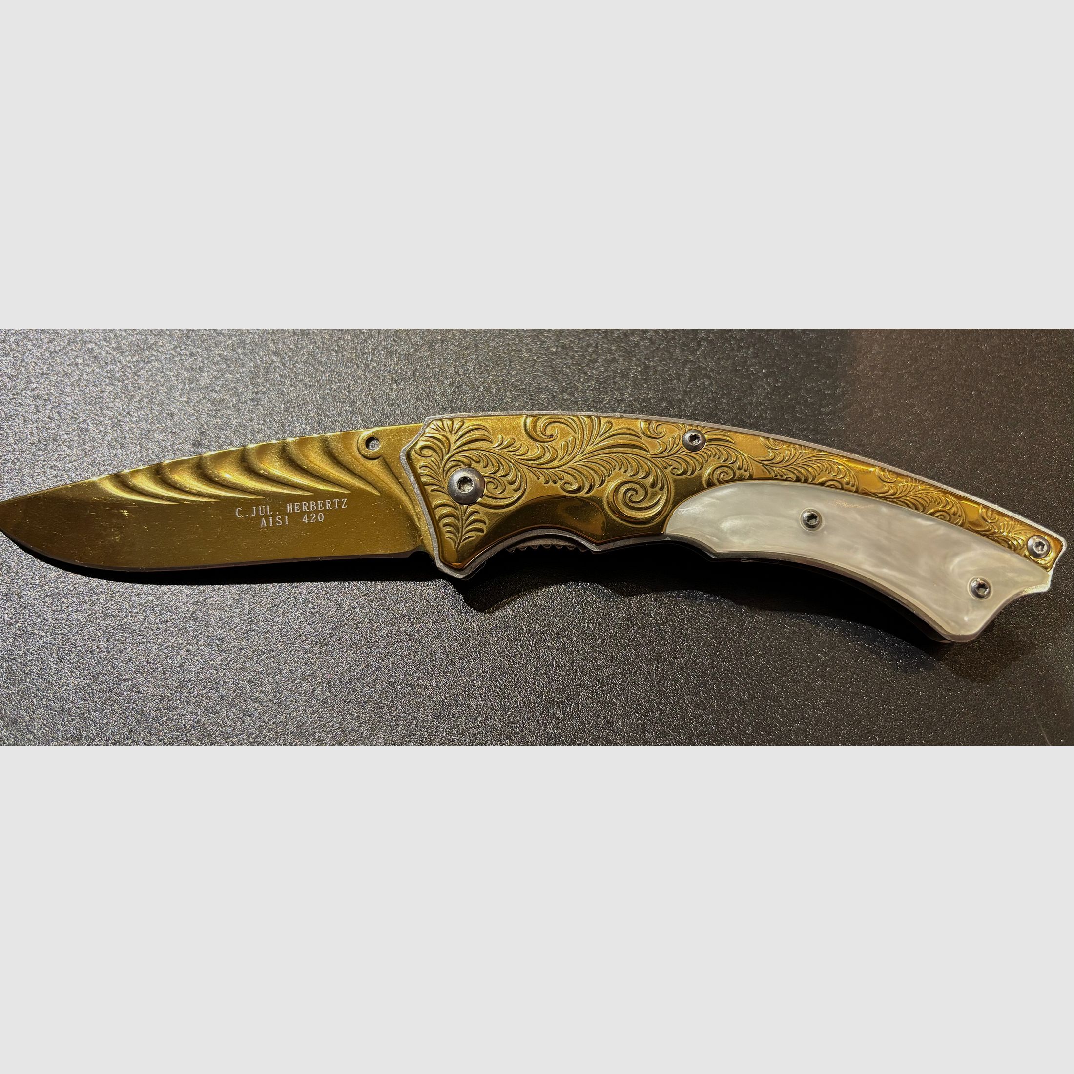 Herbertz Messer Vitrinenstück Neu!