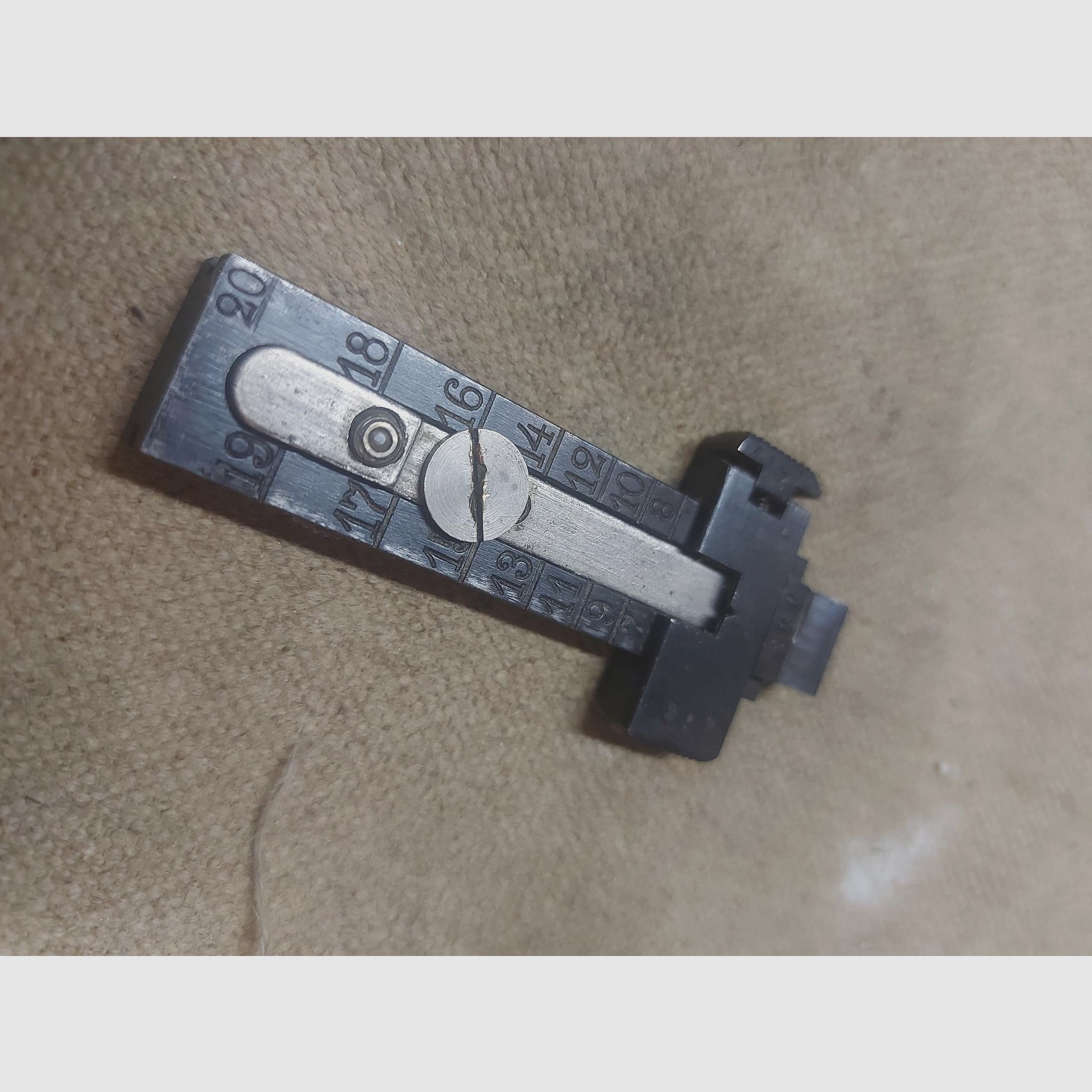 Feinvisier Schwedenmauser inkl. Visierblatt SM sikte m/38