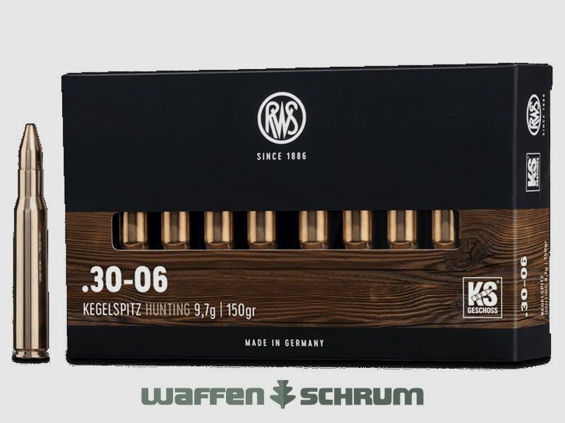 RWS Kegelspitz 9,7g - 150gr .30-06Spring