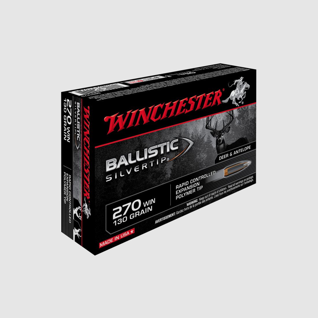 WINCHESTER .270 Win. BST 8,42g/130gr, image 1 sur 4