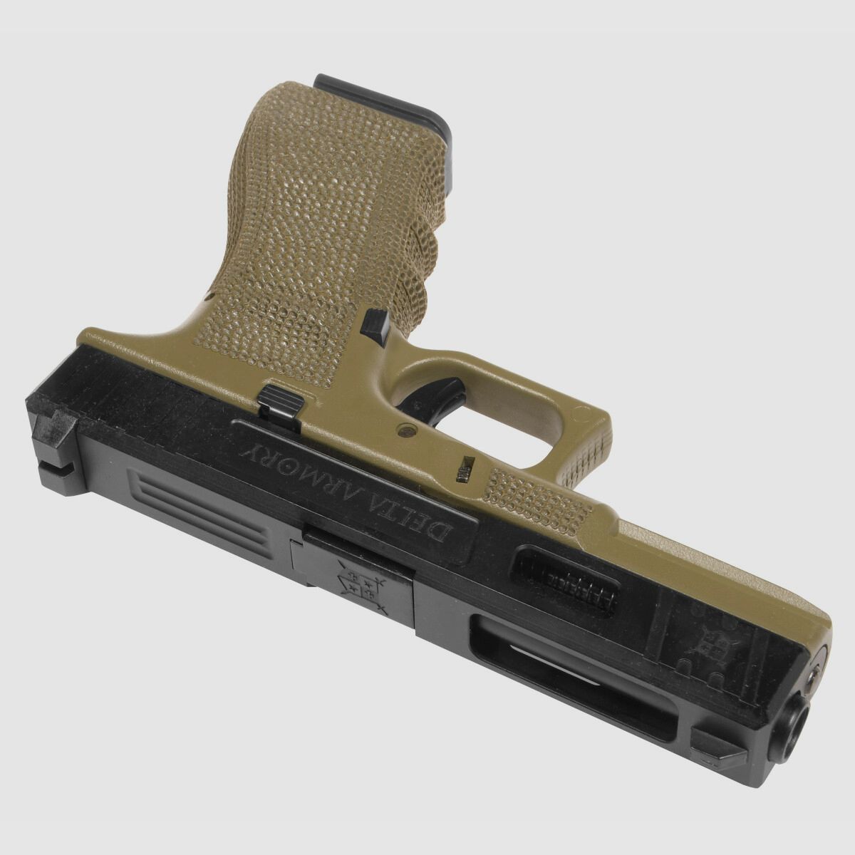 P02 GBB Airsoft Pistole in Oliv | Delta Armory