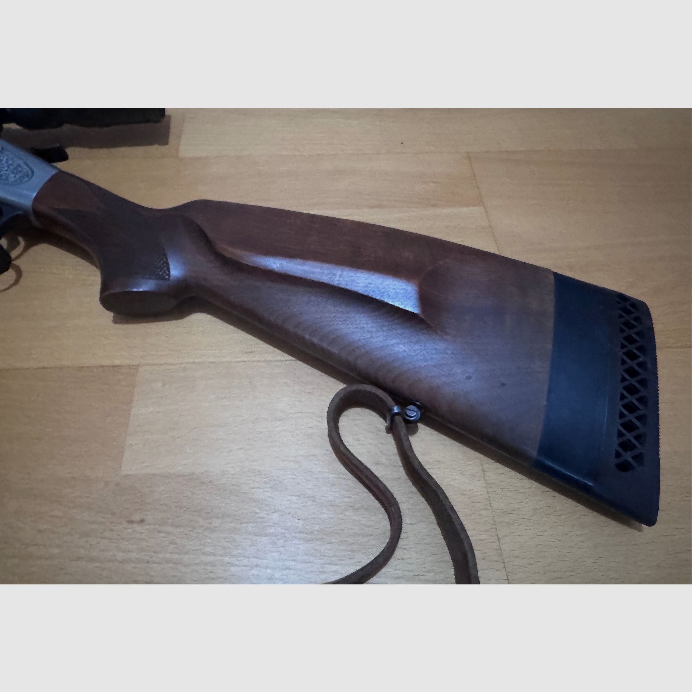 Break-action rifle Rhöner Sportwaffen Weisbach in caliber .22 Hornet with scope Prinzess 3-9x