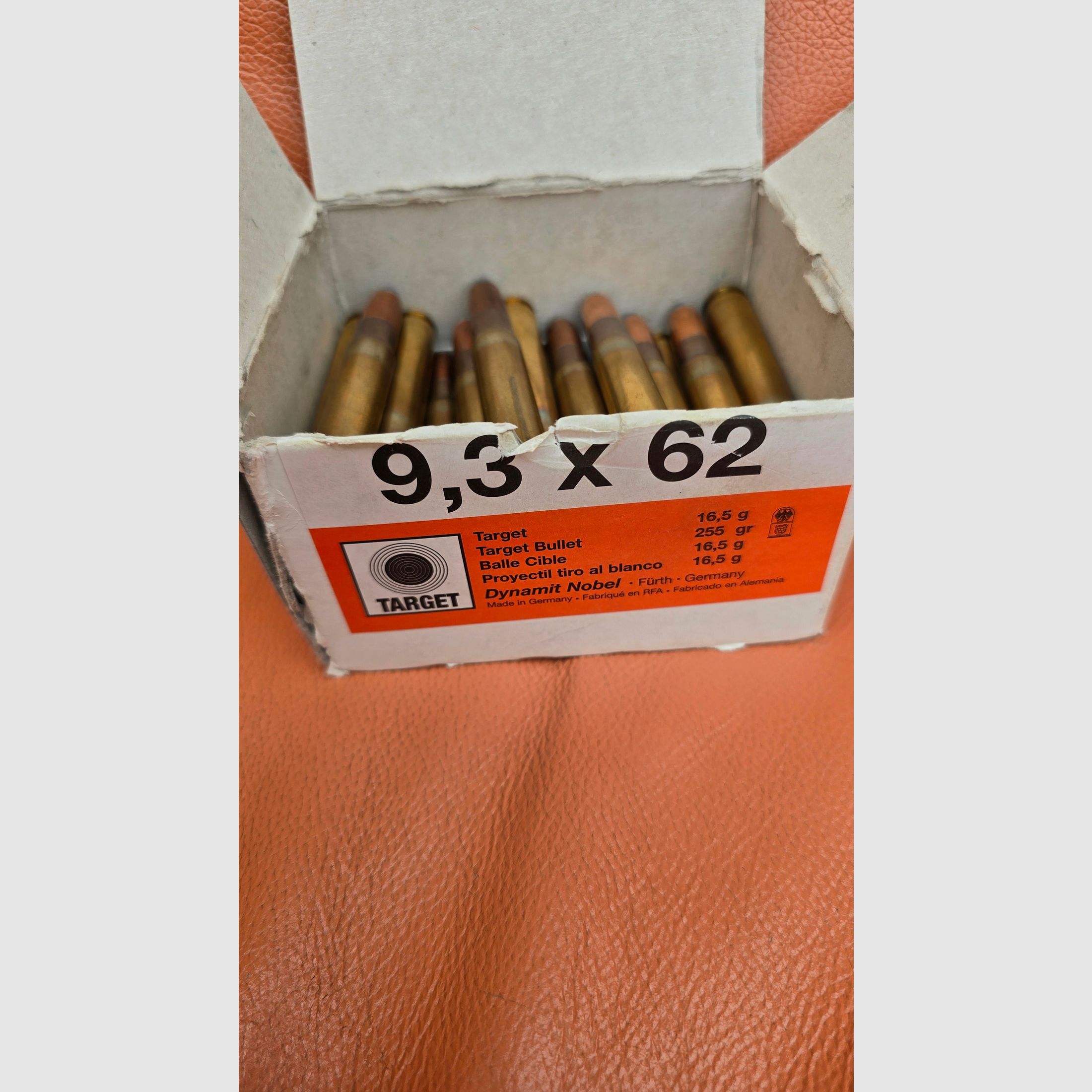 Munition Kaliber 9,3x62  GECO 16,5 g Target