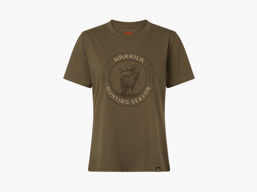 Härkila Stag Badge S/S T-shirt Mujer Beech XL