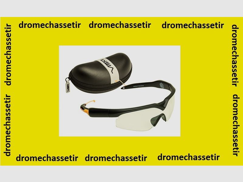 Zielfernrohr und Ohrstöpsel zum Hörschutz, transparentes Glas, Bild 1 von 2