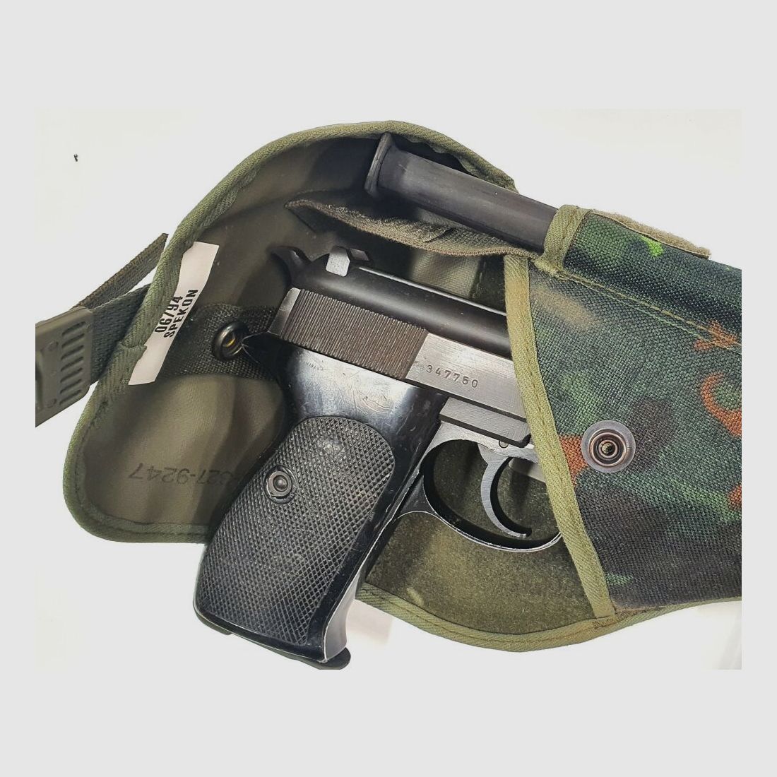 Fábrica de armas Walther Ulm Donau P38 Incl. accesorios