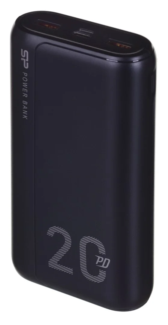 Power bank Silicon Power QS15 20000mAh QC3.0+PD 2xUSB A, 1x mUSB + 1x USB C, black, image 12 of 14