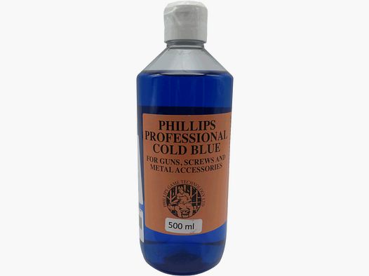 Brunitore liquido Phillips 500 ml per parti metalliche