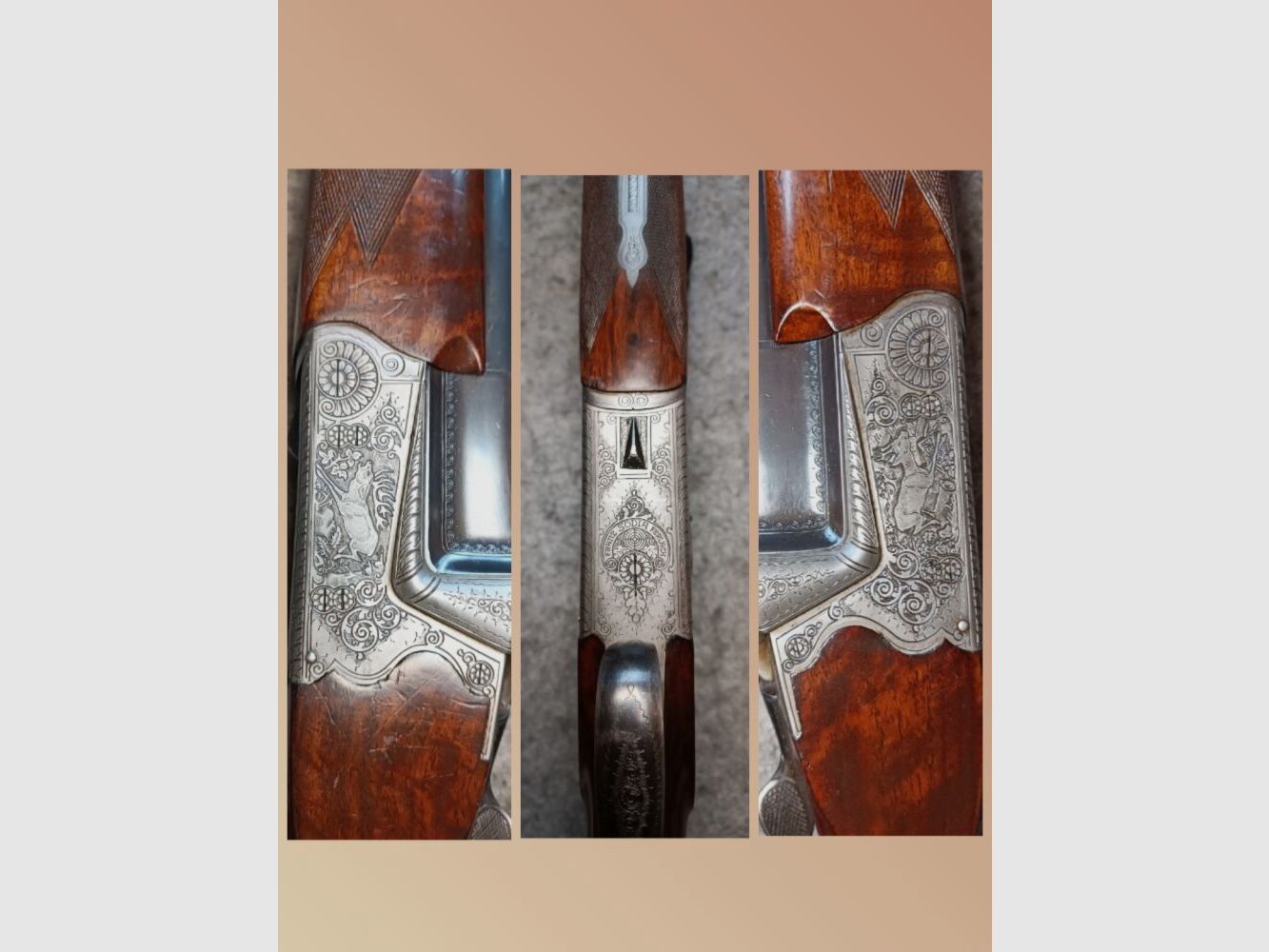 Franz Sodia Ferlach fusil superposé avec canon inséré K&S + ZF Doctor 2,5-10x48