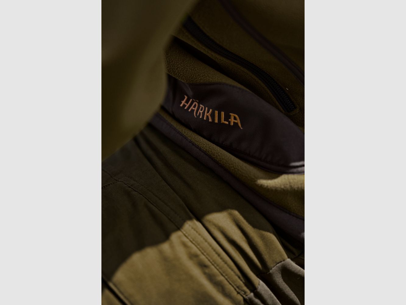 POLAR HARKILA KAMKO FLEECE / Olive foncé/Arabian spice, image 7 sur 9