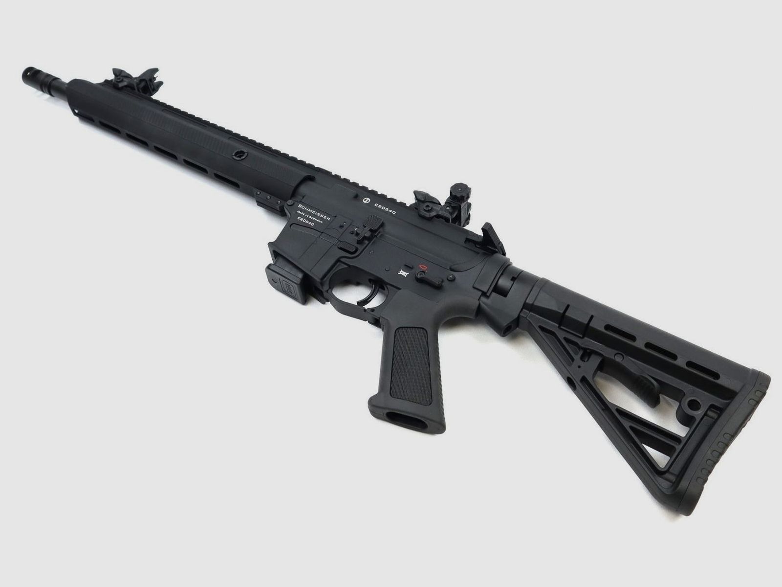 Schmeisser AR15-9 Sport Kal. 9mm Luger in 10,5 Zoll M-Lok Schiebeschaft M14x1 und Falke Reddot