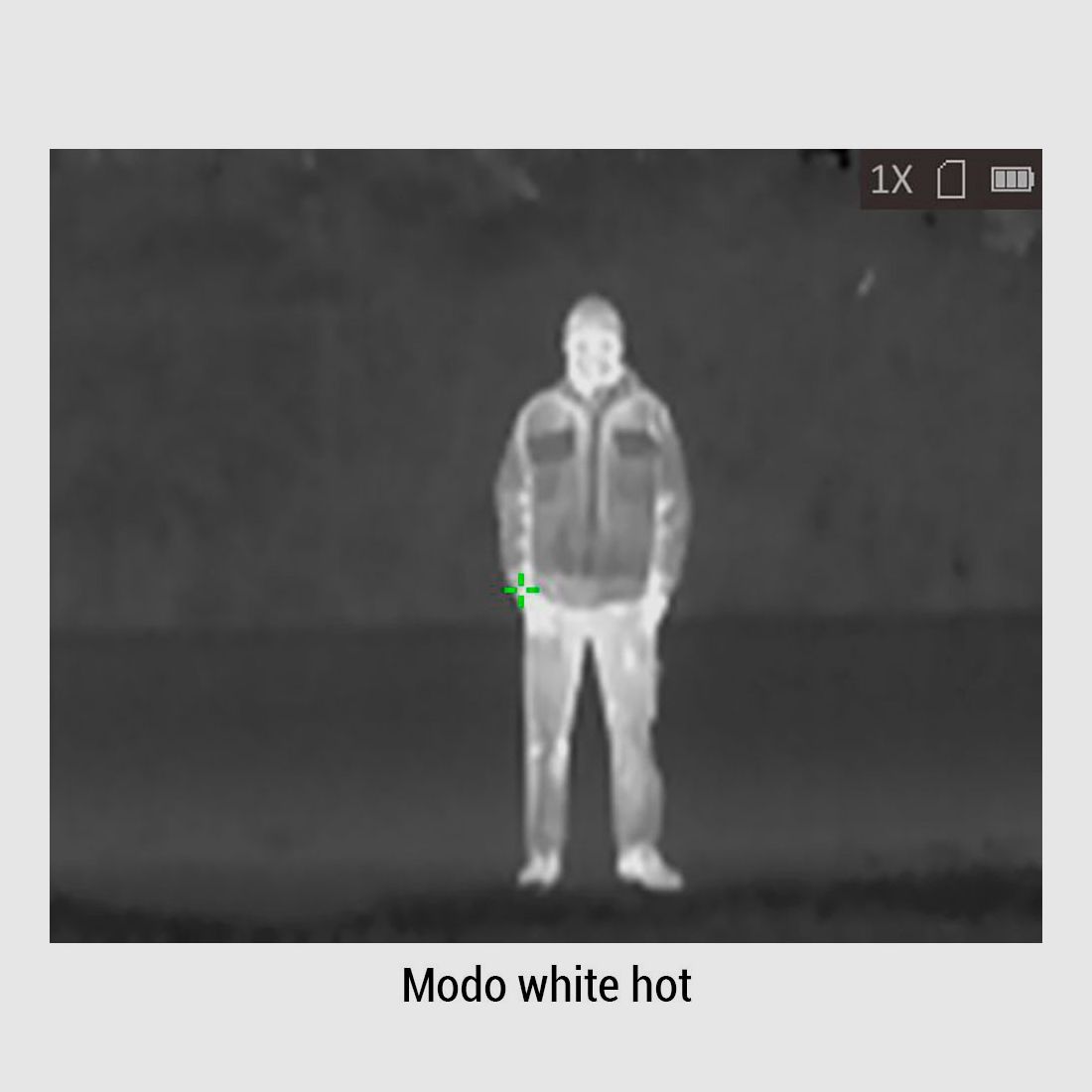 Monoculaire thermique Konus FLAME avec zoom 0,6-2,4X, image 1 sur 12
