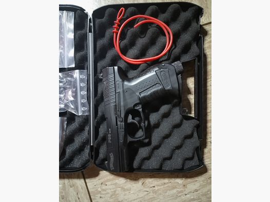 Walther p99 cal .43 RAM marcatore capsule CO2 strumento di pulizia valigetta paintball pallini di gomma set