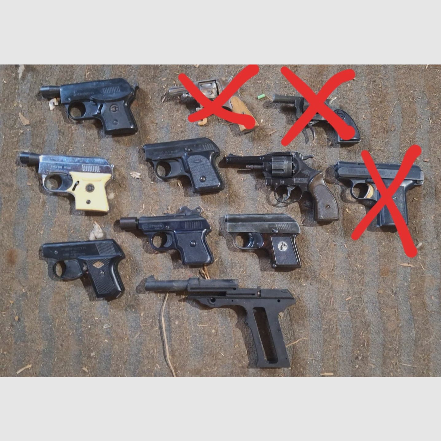 2# blank firing gun lot (individual on request)