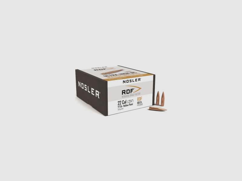 Nosler Geschoss .22/.224 RDF 77GR HPBT 500 Stück