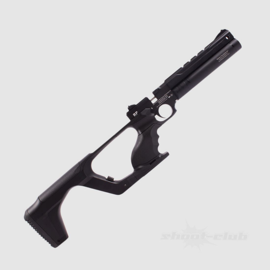 reximex RP PCP pistola 4,5 mm diabolo negra