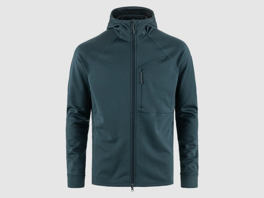 Fjällräven Herren Jacke Abisko Grid Fleece Mountain Blue XXL