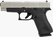 Glock Pistole G48 Silver Slide FS 9mm Luger 4.17″ / 106 mm 10+1, Compact Slimline