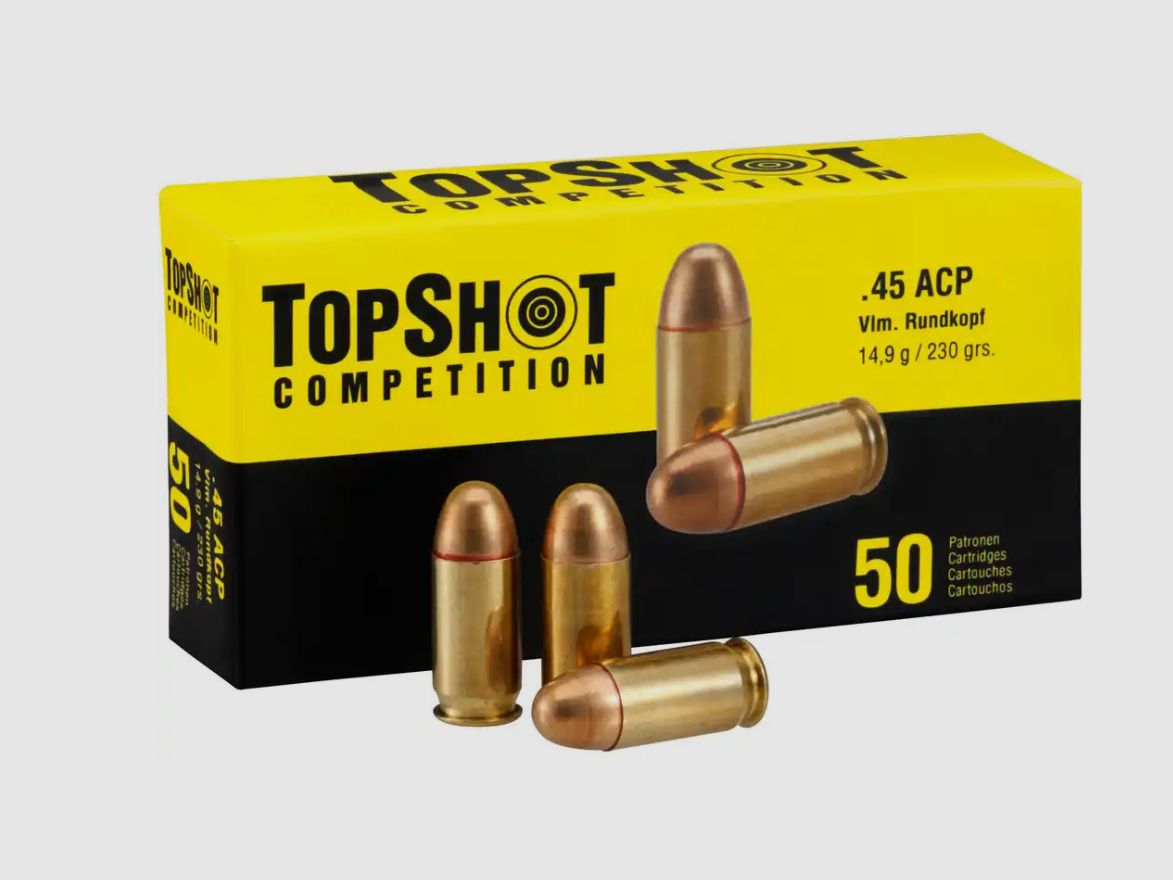 TOPSHOT Competition .45 ACP FMJ 14,9g 230grs
