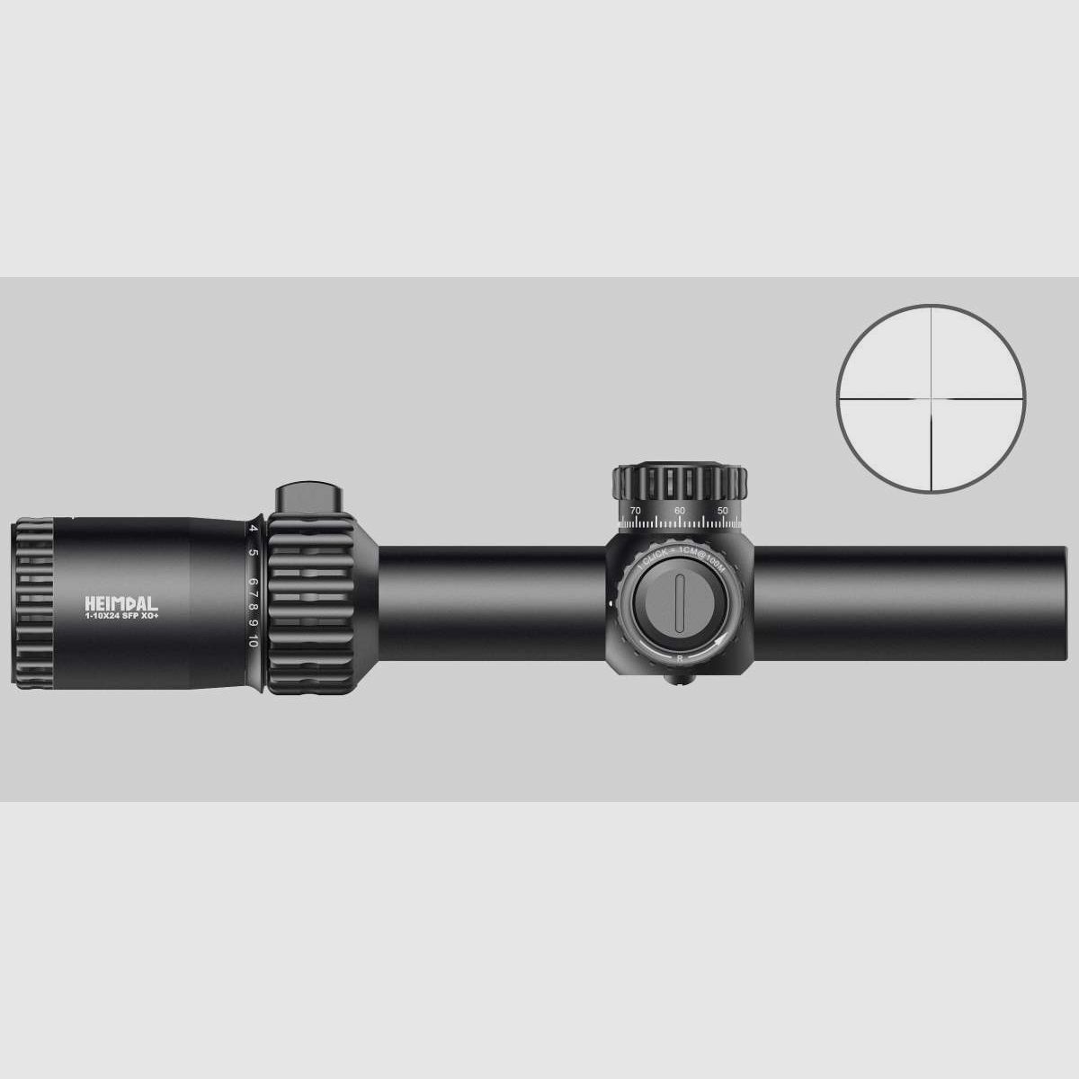 Zielfernrohr XO 1-10 x 24 Leuchtabsehen 7L, Bild 3 von 8