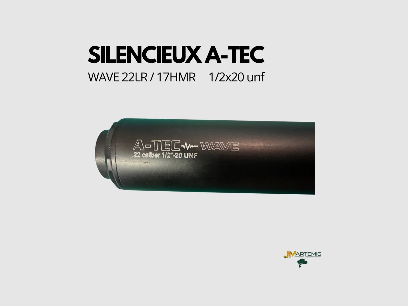 SUPPRESSOR A-TEC WAVE 22LR 1/2x20 UNF, image 2 of 3