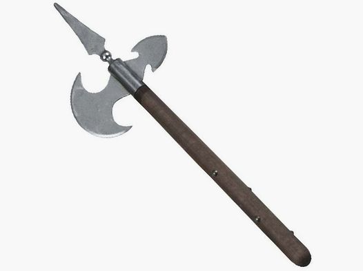 Rustically crafted battle axe