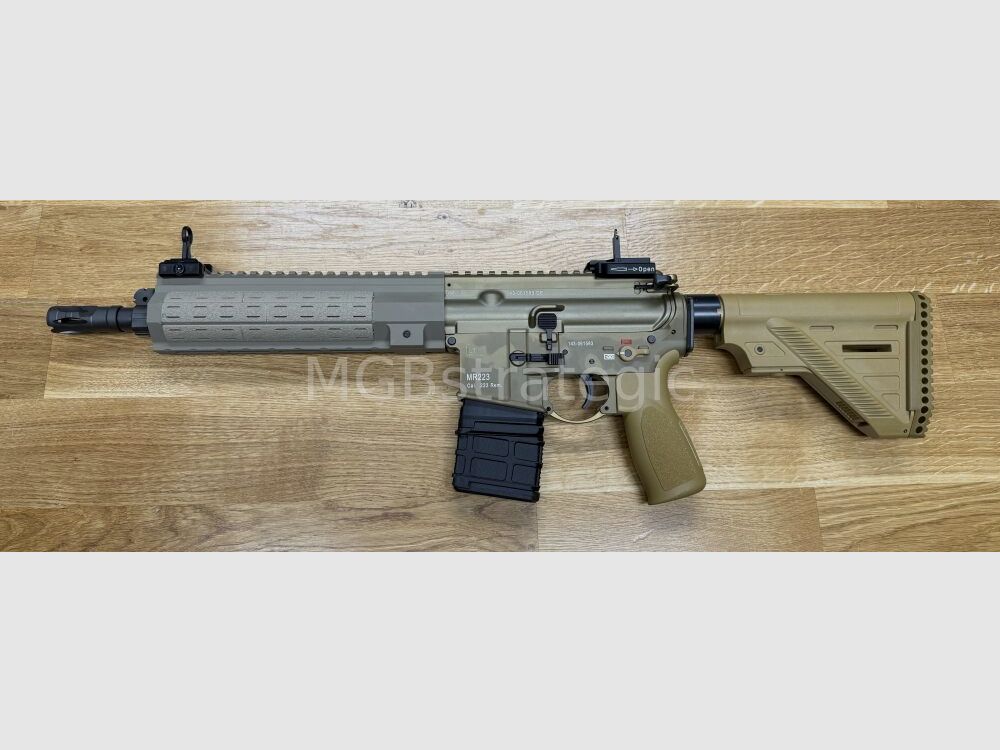 sportlich zugelassen! H&K MR223 A3 11" Lauf halbautom. Büchse .223Rem - Heckler & Koch - viel Zubehör in BKA Beurteilung zugelassen! zivile Version H&K 416 G95