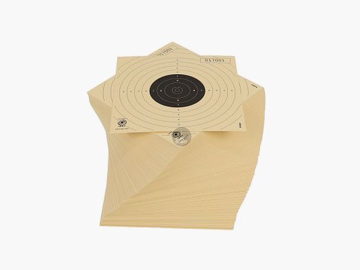 Luftpistolenscheibe 14 x 14 cm - 10er Pack