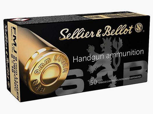 SELLIER & BELLOT PATRONEN SB 9X19 FMJ 8g*+