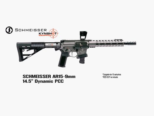 Rifle Schmeisser AR15 Cal. 9mm Dynamic PCC 14,5″ Gris