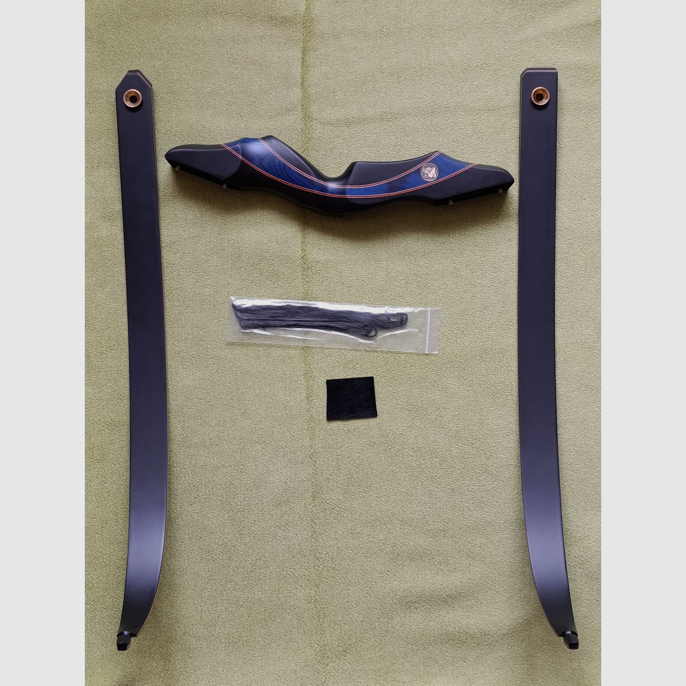 Drake Archery Elite Blue Royal 60 Zoll 50 lbs RH Take Down Recurvebogen