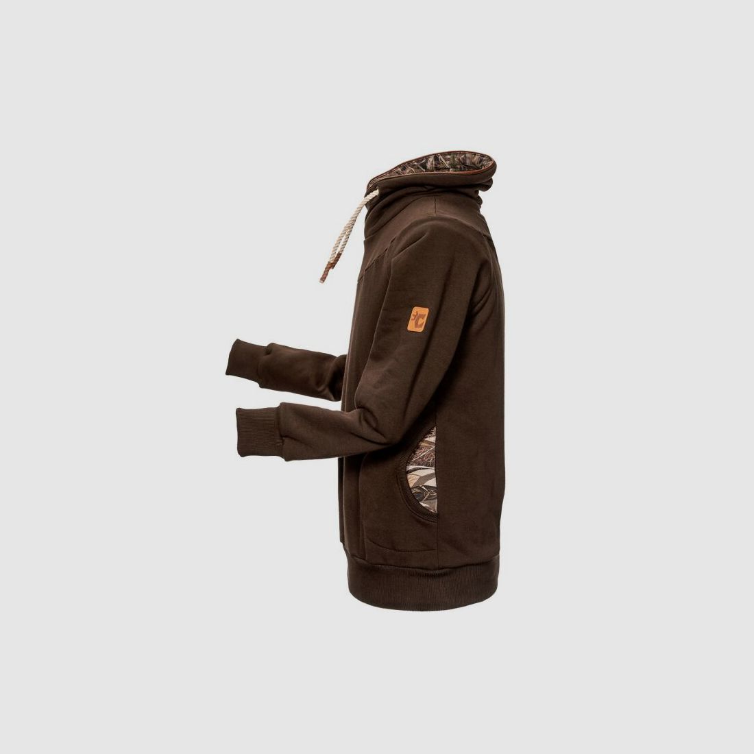 Camokönig Lieblingshoody Damenhoody braun